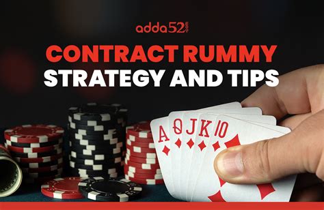 Contract Rummy Strategy and Tips - Adda52