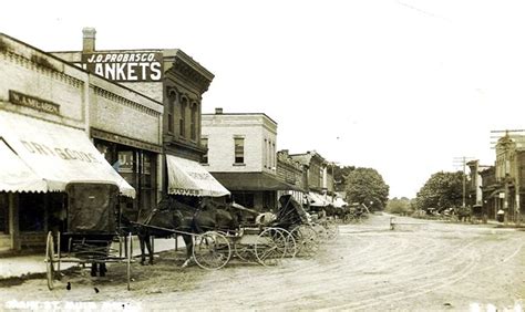 Main Street, Muir, Michigan early 1900s | Michigan city, Muir, Travel photography