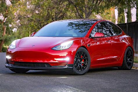 18x9.5" APEX EC-7 Performance Wheels for Tesla Model 3 – EVANNEX ...