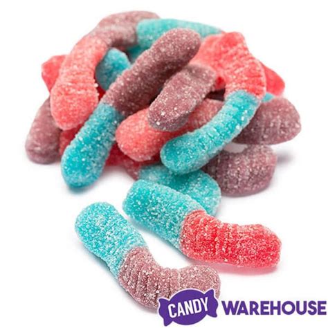 Trolli Sour Brite Crawlers Gummy Worms - Very Berry: 9-Ounce Bag | Gummy worms, Sour candy ...