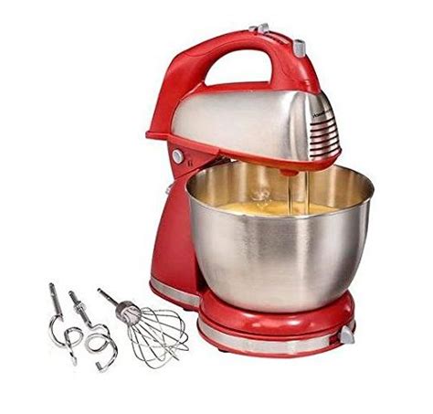 Hamilton Beach Classic Hand and Stand Mixer RED