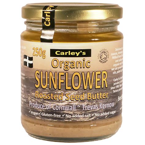 Carley's Organic Sunflower Seed Butter - 250g - Carleys