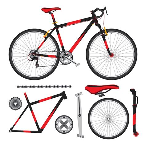 Premium Vector | Vector illustration of bicycle