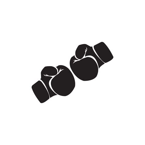 simple boxing gloves icon vector logo 9003350 Vector Art at Vecteezy