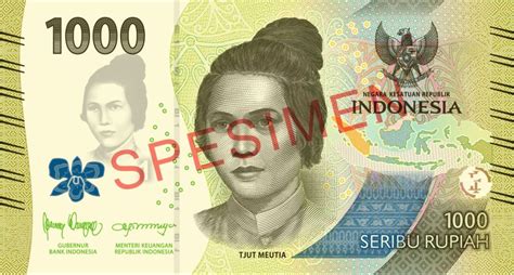 Ciri Uang Rupiah Kertas Pecahan 1.000 Tahun Emisi 2022 | Hukum Positif Indonesia