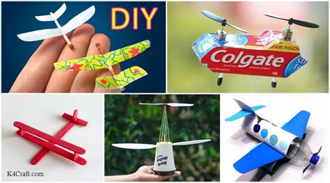 Airplane Crafts for Kids from Waste Material - K4 Craft