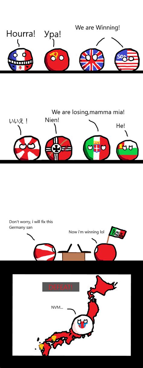 The end of WW2... : r/countryballs_comics