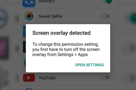 How to Fix Screen Overlay Detected Error