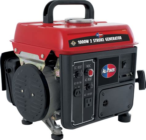 All Power 1000 Watt Two Stroke Portable Gas Generator - Sears