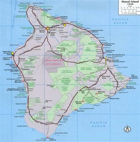 Printable Map Of The Big Island Hawaii