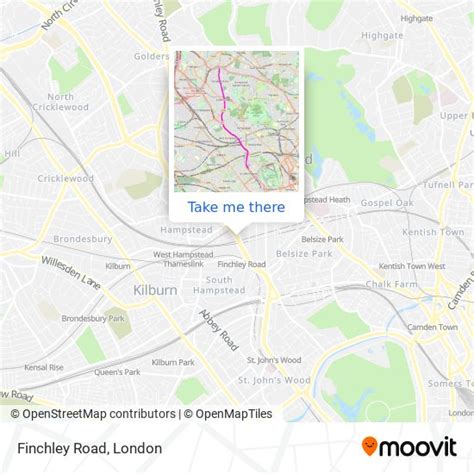 How to get to Finchley Road in West Hampstead by Tube, Bus or Train?