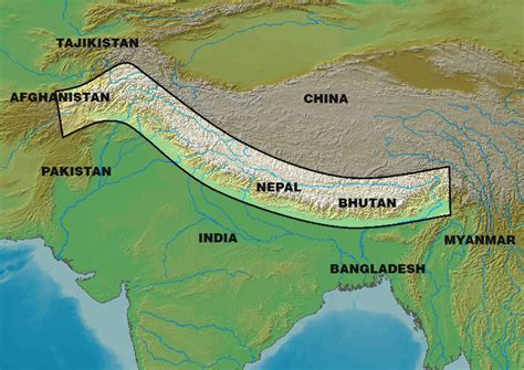 Himalayas In India Map – Get Map Update