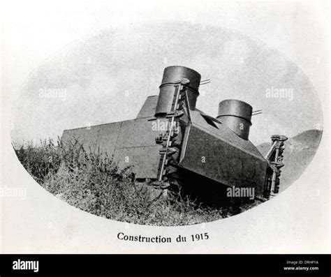 First Italian tank prototype, the Pavesi model, WW1 Stock Photo - Alamy