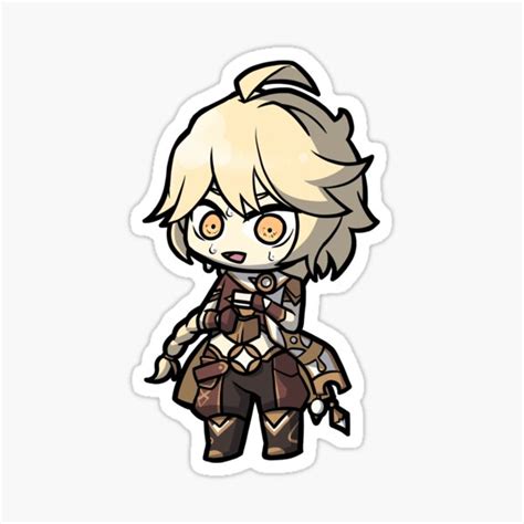 "Chibi Aether - Genshin Impact" Sticker for Sale by MangaXai | Redbubble