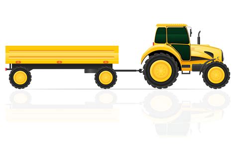 tractor trailer vector illustration 489903 Vector Art at Vecteezy