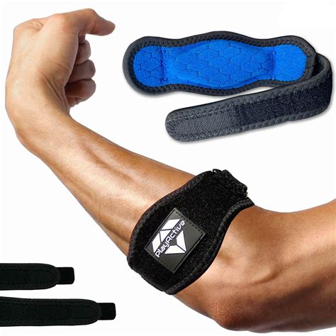 Tennis Elbow Brace (22 Pack) for Tendonitis - Ultimate Support for Golfers Elbow - Relieves ...