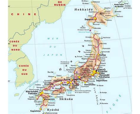 Jungle Maps: Map Of Japan Honshu