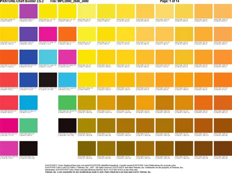 Pantone color wheel - spotpassa