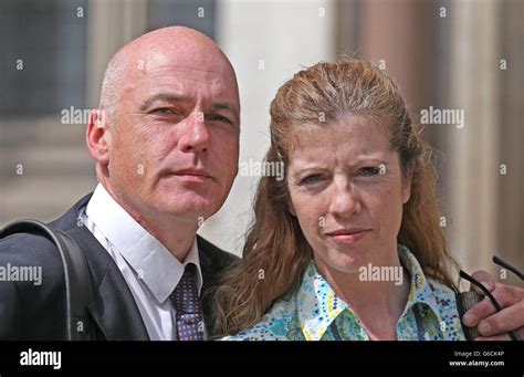 Jennifer Jones with her new partner John Williams outside the High Court in London, Ms Jones is ...