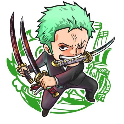 One Piece Zoro Chibi