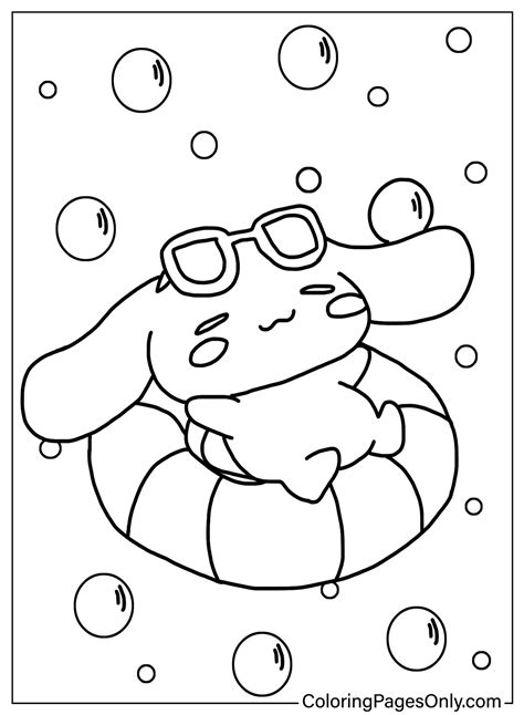 Cinnamoroll Coloring Page - Free Printable Coloring Pages