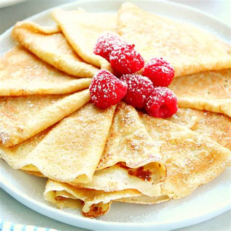 Easy Crepe Recipe - Crunchy Creamy Sweet