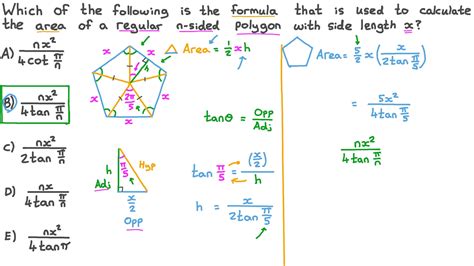 Question Video: Finding Areas of Regular Polygons | Nagwa