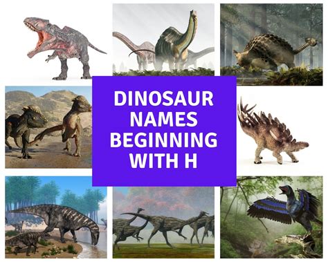 Dinosaur Names Beginning With H - Dinosaur Facts For Kids