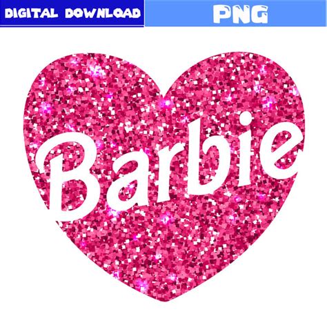 Barbie Png, Barbie Heart Png, Barbie Pink Logo Png, Barbie L - Inspire Uplift