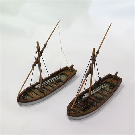 [NEW RELEASE] Pinnace boats Armed and Un-Armed : r/MiniatureScenery