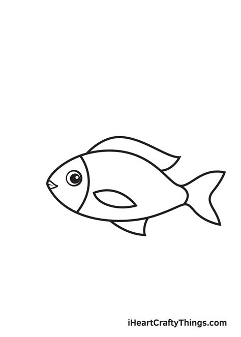 how to draw a fish