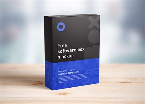 Free Software Box Packaging Mockup PSD - Good Mockups