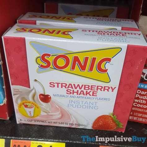 SPOTTED ON SHELVES: Sonic Chocolate Shake and Strawberry Shake Instant Pudding Mixes - The ...