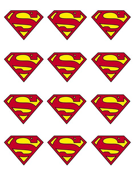 Large Printable Superman Logo - Printable Word Searches