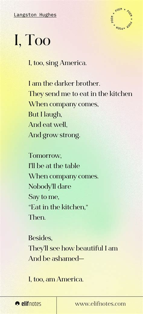 Langston Hughes Poems