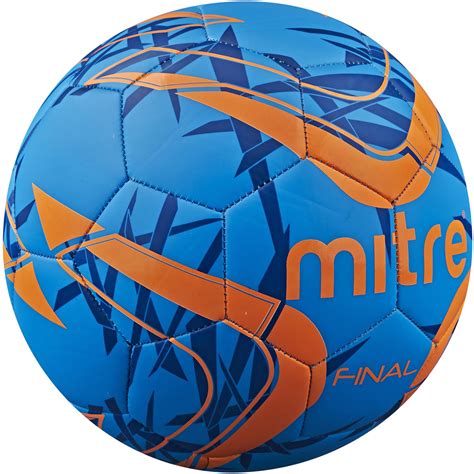 Mitre Final Soccer Ball, Size 5, Blue and Orange - Walmart.com