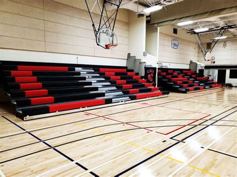 New Telescopic Bleachers for Campbellford High School