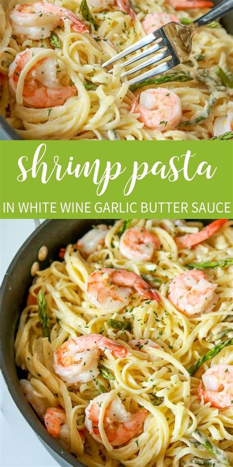 white wine garlic butter sauce pasta