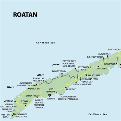 Roatan Maps — ROATAN