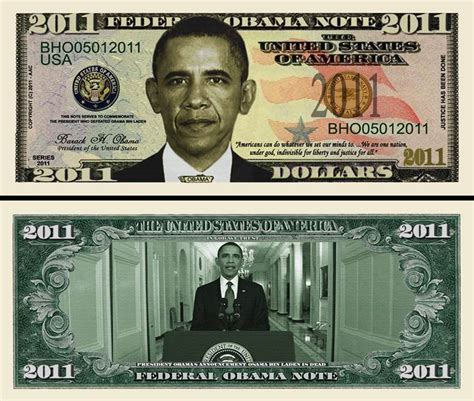 A PRESIDENT BARACK OBAMA 2011 DOLLAR BILL (2 Bills) | eBay