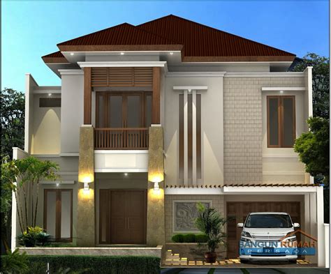 Desain Rumah 2 Lantai di Lahan 12 x 17 M2 | DR – 1217 - Desain Rumah Jakarta