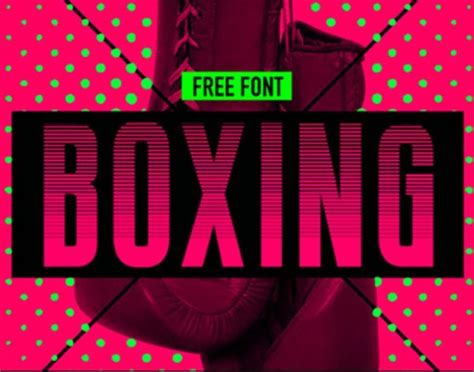 Boxing Font Free Download