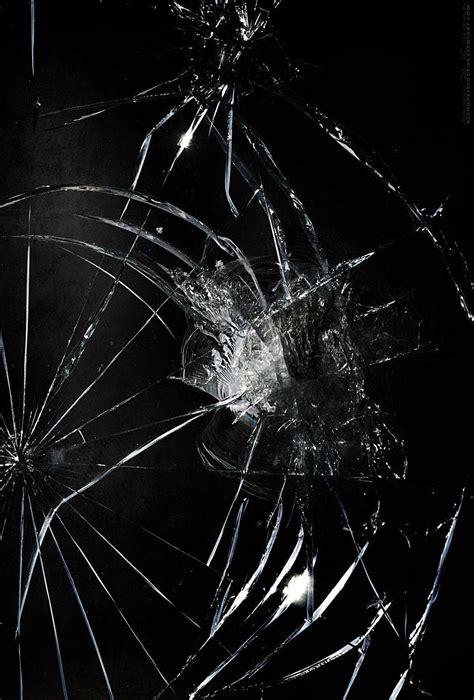 Cracked Glass Wallpaper