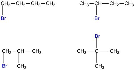 Draw All The Structural Isomers For The Molecular Formula C4H9Br - Drawing Word Searches