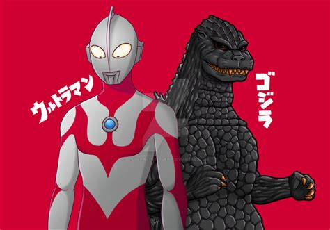 Ultraman and Godzilla Crossover by XenonVincentLegend on DeviantArt