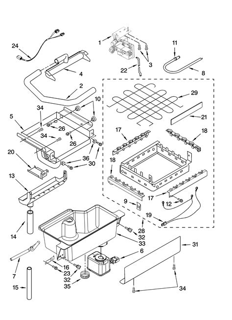 Kenmore Ice Maker Parts Diagram - General Wiring Diagram