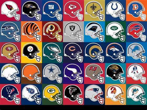 SL NFL Helmet Logos