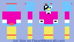 Bird Brain from TUFF Puppy Minecraft Skin