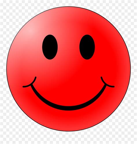 Red Smiley Face 6, Buy Clip Art - Png Download (#1776490) - PinClipart