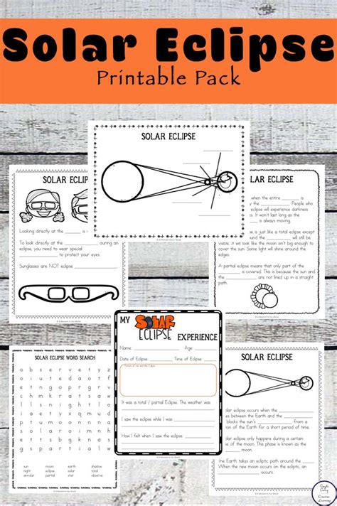 ️Free Printable Solar Eclipse Worksheet Free Download| Gambr.co